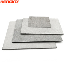 0.2 2 10 50 120 microns porous powder sintering stainless steel 316L bronze disc shape filter plate